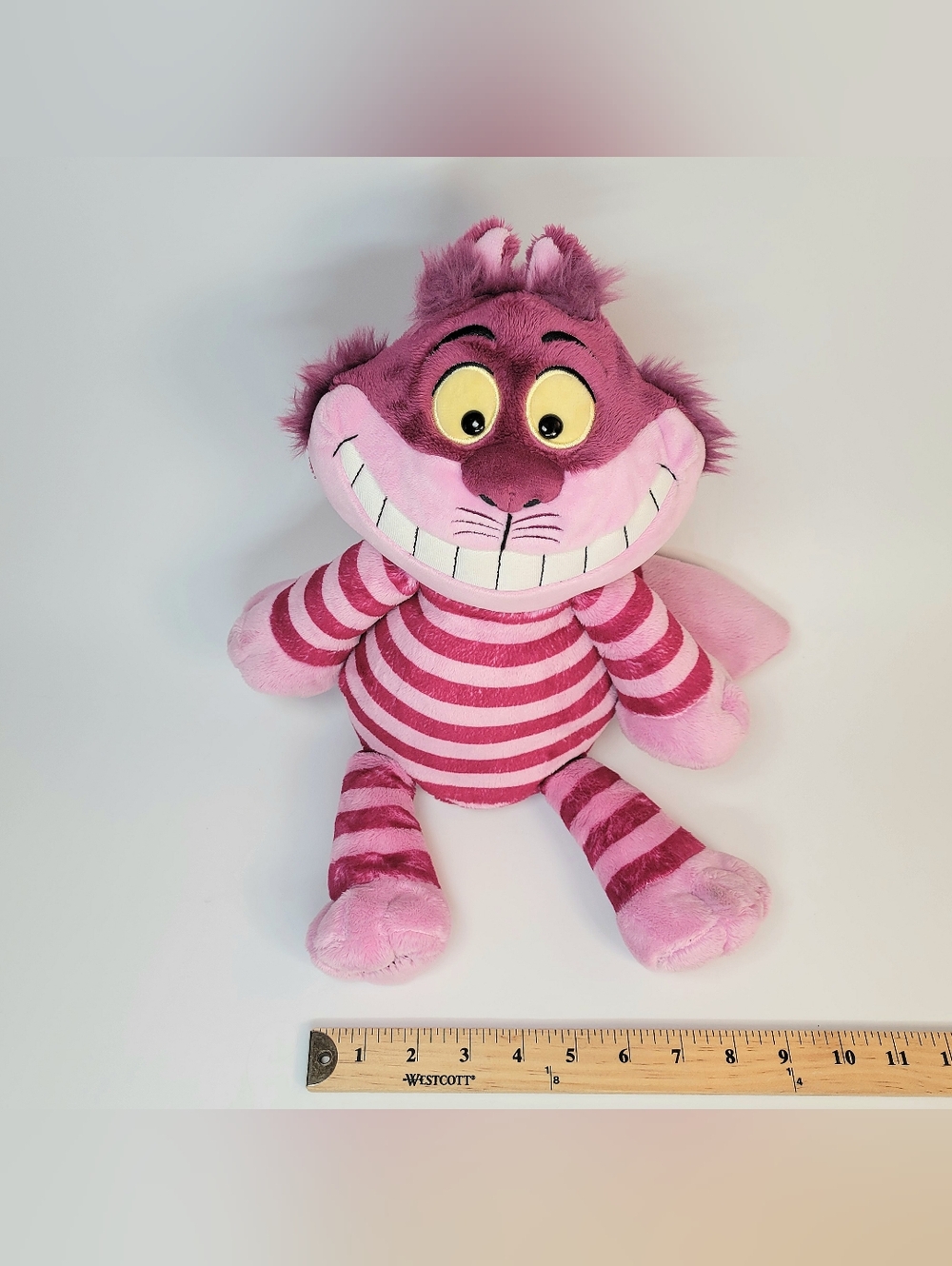 Scentsy Buddy Disney Cheshire Cat Alice in Wonderland Stuffed Plush Sitting 12" - Picture 5 of 12